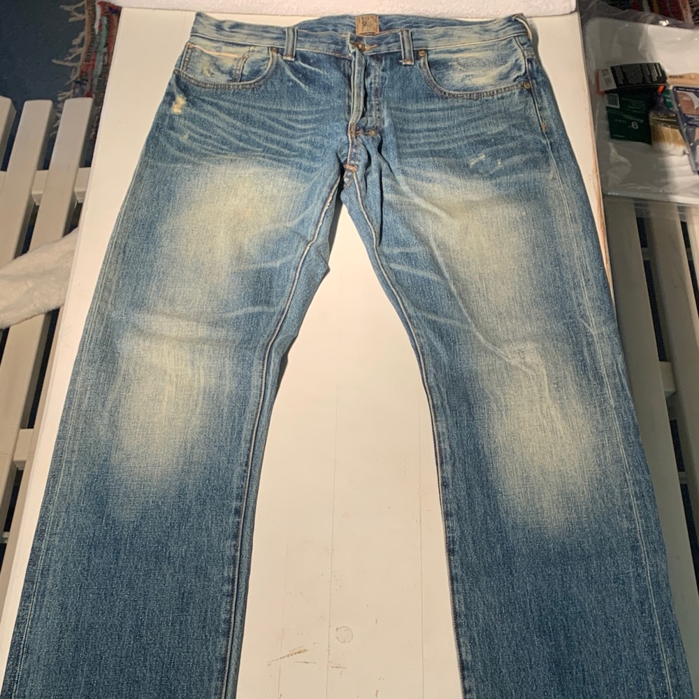 PRPS Faded Blue Straight Jeans
